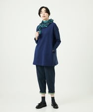 NGLAE12300 GIANNI LO GIUDICE(ジャンニ ロ ジュディチェ) [洗える]デニムカラーリバーパンツ グリーン