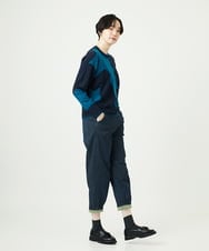 NGLAE12300 GIANNI LO GIUDICE(ジャンニ ロ ジュディチェ) [洗える]デニムカラーリバーパンツ グリーン