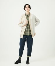 NGLAE12300 GIANNI LO GIUDICE(ジャンニ ロ ジュディチェ) [洗える]デニムカラーリバーパンツ グリーン