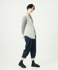 NGLAE12300 GIANNI LO GIUDICE(ジャンニ ロ ジュディチェ) [洗える]デニムカラーリバーパンツ グリーン