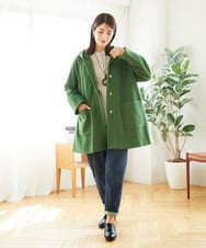 NGLAE12300 GIANNI LO GIUDICE(ジャンニ ロ ジュディチェ) [洗える]デニムカラーリバーパンツ グリーン