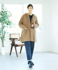 NGLAE12300 GIANNI LO GIUDICE(ジャンニ ロ ジュディチェ) [洗える]デニムカラーリバーパンツ グリーン