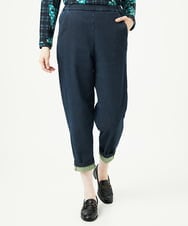 NGLAE12300 GIANNI LO GIUDICE(ジャンニ ロ ジュディチェ) [洗える]デニムカラーリバーパンツ グリーン
