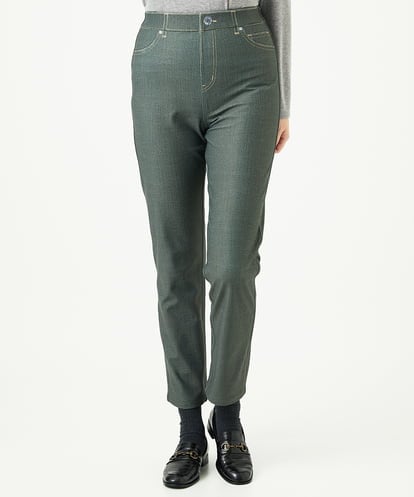 NGLAE13250 GIANNI LO GIUDICE [洗える・リバーシブル]デニムリバーツイードプリントパンツ