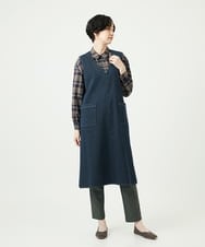 NGLAE13250 GIANNI LO GIUDICE(ジャンニ ロ ジュディチェ) [洗える・リバーシブル]デニムリバーツイードプリントパンツ カーキ