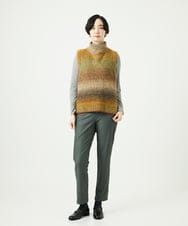 NGLAE13250 GIANNI LO GIUDICE(ジャンニ ロ ジュディチェ) [洗える・リバーシブル]デニムリバーツイードプリントパンツ カーキ
