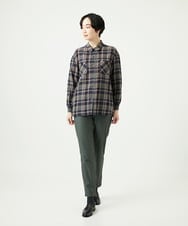 NGLAE13250 GIANNI LO GIUDICE(ジャンニ ロ ジュディチェ) [洗える・リバーシブル]デニムリバーツイードプリントパンツ カーキ