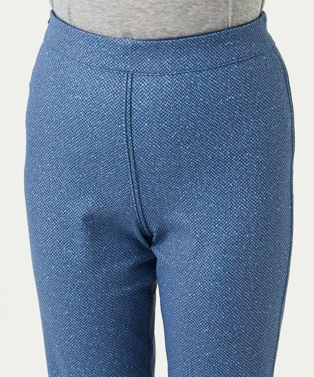 NGLAE13250 GIANNI LO GIUDICE(ジャンニ ロ ジュディチェ) [洗える・リバーシブル]デニムリバーツイードプリントパンツ ネイビー