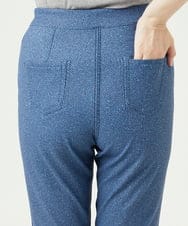 NGLAE13250 GIANNI LO GIUDICE(ジャンニ ロ ジュディチェ) [洗える・リバーシブル]デニムリバーツイードプリントパンツ ネイビー