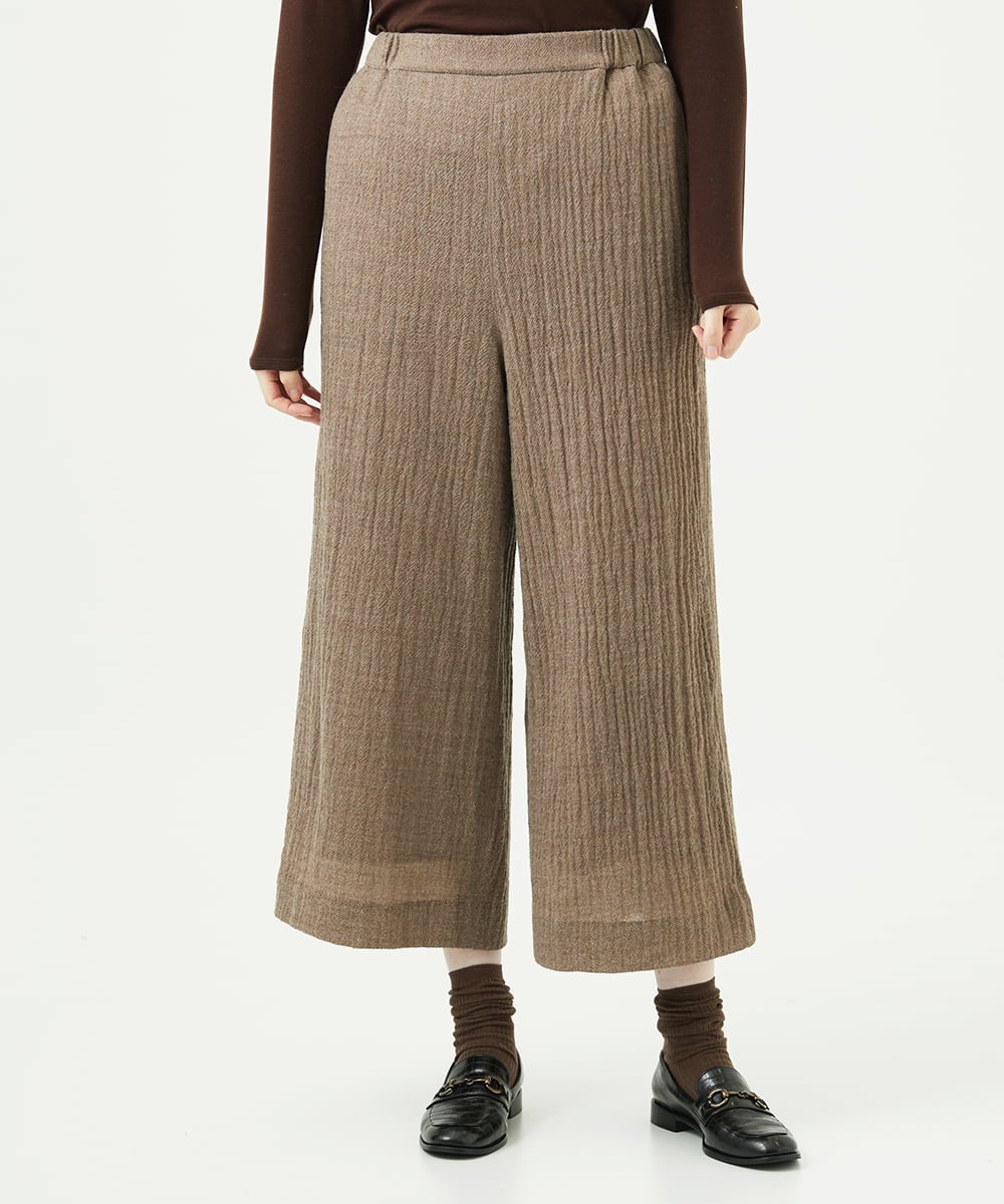 NGLAE36270 GIANNI LO GIUDICE(ジャンニ ロ ジュディチェ) リファインガーゼパンツ ベージュ