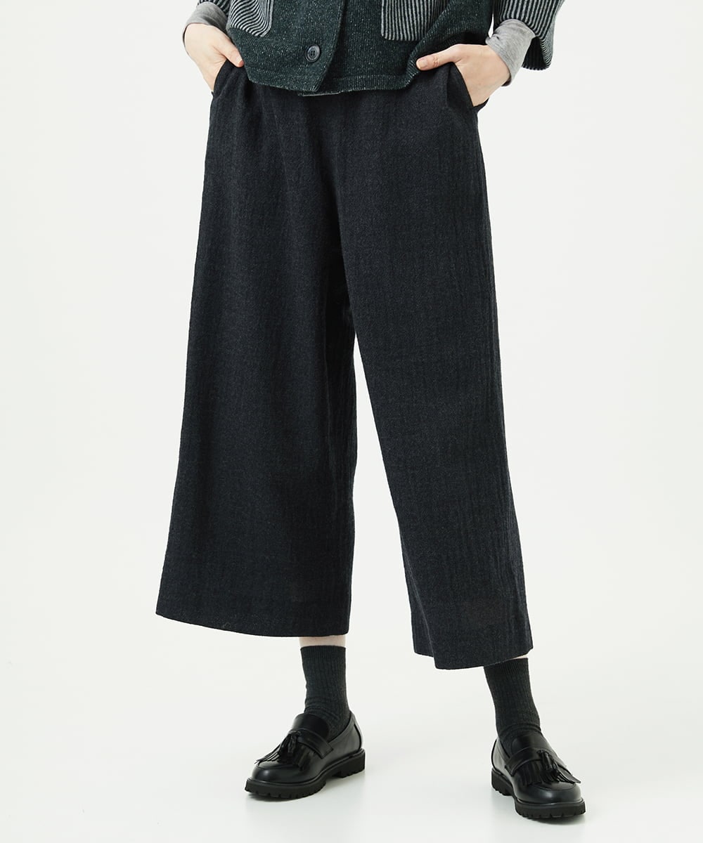 NGLAE36270 GIANNI LO GIUDICE(ジャンニ ロ ジュディチェ) リファインガーゼパンツ ダークグレー