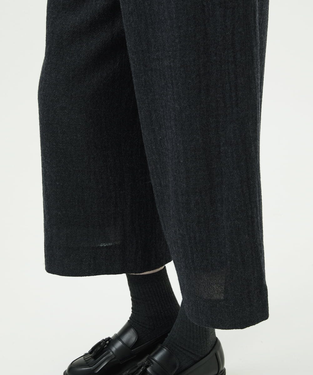 NGLAE36270 GIANNI LO GIUDICE(ジャンニ ロ ジュディチェ) リファインガーゼパンツ ダークグレー