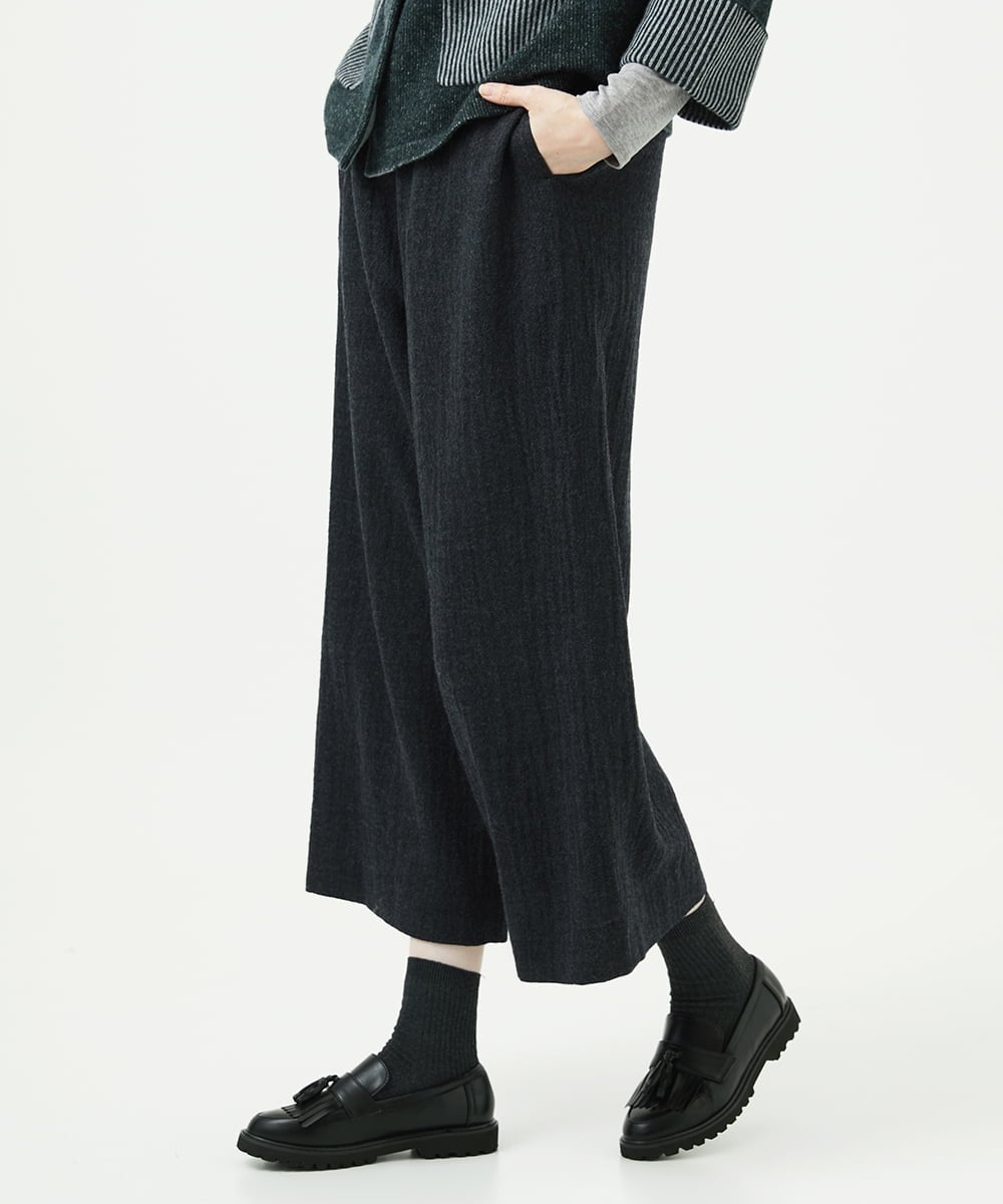 NGLAE36270 GIANNI LO GIUDICE(ジャンニ ロ ジュディチェ) リファインガーゼパンツ ダークグレー