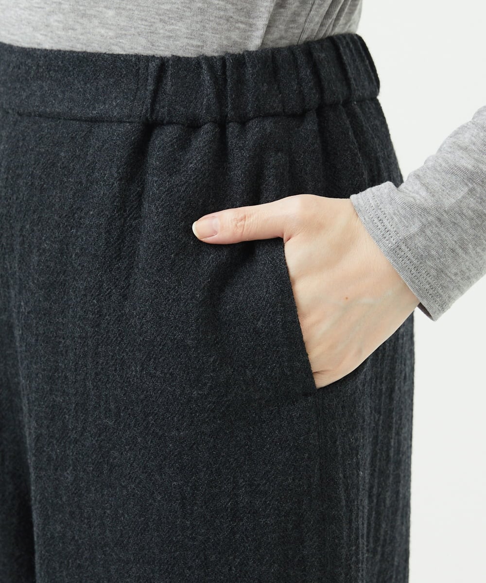 NGLAE36270 GIANNI LO GIUDICE(ジャンニ ロ ジュディチェ) リファインガーゼパンツ ダークグレー