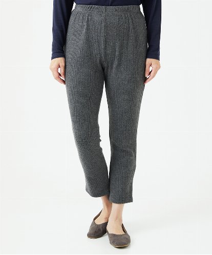 NGLAE38170 GIANNI LO GIUDICE [洗える・日本製]インターアクションウォームリブパンツ