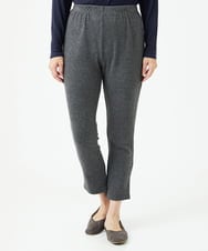 NGLAE38170 GIANNI LO GIUDICE(ジャンニ ロ ジュディチェ) [洗える・日本製]インターアクションウォームリブパンツ グレー