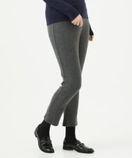 NGLAE38170 GIANNI LO GIUDICE(ジャンニ ロ ジュディチェ) [洗える・日本製]インターアクションウォームリブパンツ グレー