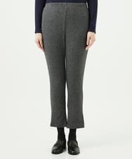 NGLAE38170 GIANNI LO GIUDICE(ジャンニ ロ ジュディチェ) [洗える・日本製]インターアクションウォームリブパンツ グレー