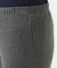 NGLAE38170 GIANNI LO GIUDICE(ジャンニ ロ ジュディチェ) [洗える・日本製]インターアクションウォームリブパンツ グレー