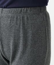 NGLAE38170 GIANNI LO GIUDICE(ジャンニ ロ ジュディチェ) [洗える・日本製]インターアクションウォームリブパンツ グレー