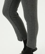 NGLAE38170 GIANNI LO GIUDICE(ジャンニ ロ ジュディチェ) [洗える・日本製]インターアクションウォームリブパンツ グレー