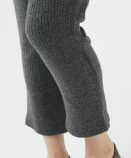 NGLAE38170 GIANNI LO GIUDICE(ジャンニ ロ ジュディチェ) [洗える・日本製]インターアクションウォームリブパンツ グレー