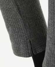 NGLAE38170 GIANNI LO GIUDICE(ジャンニ ロ ジュディチェ) [洗える・日本製]インターアクションウォームリブパンツ グレー