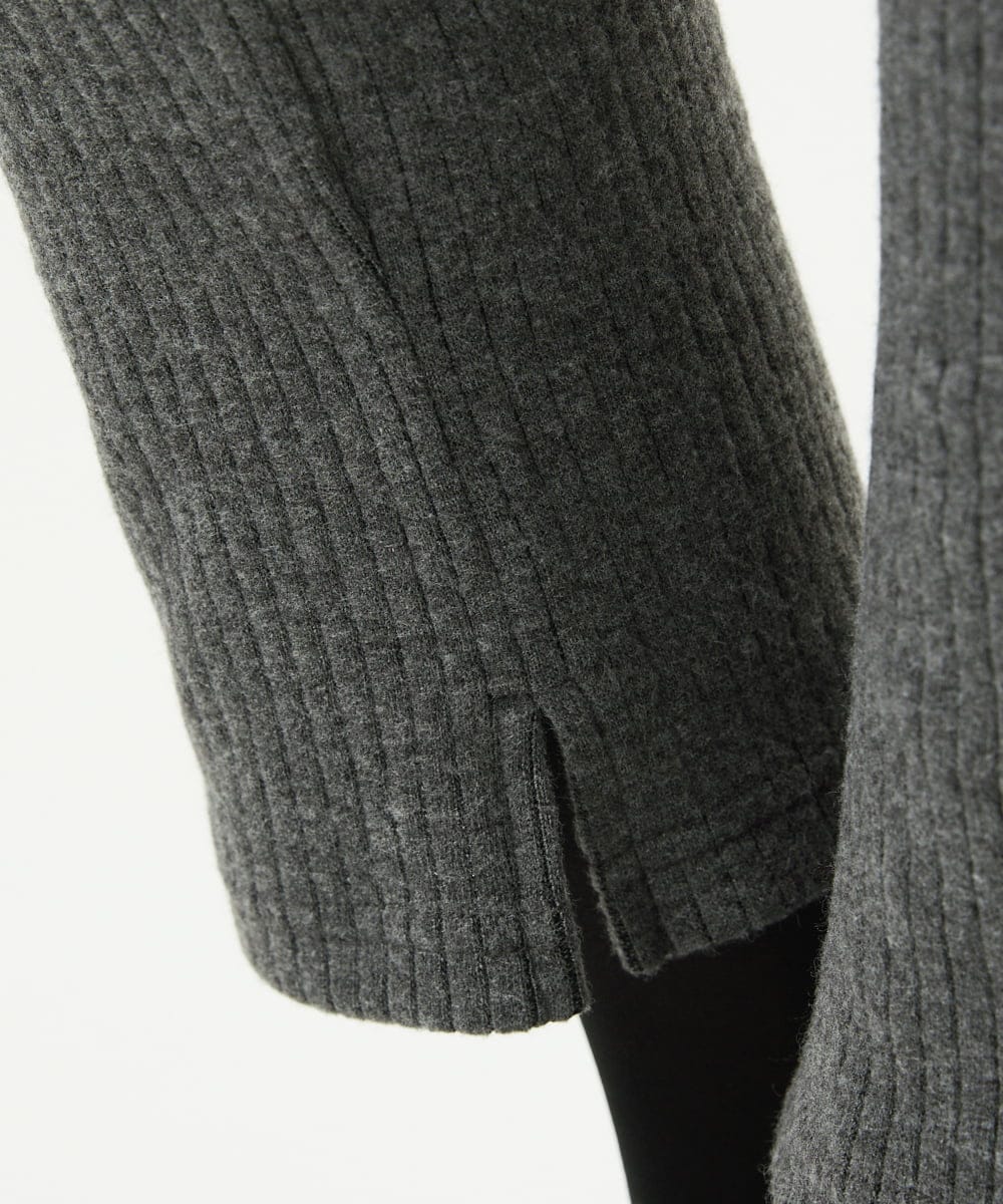 NGLAE38170 GIANNI LO GIUDICE(ジャンニ ロ ジュディチェ) [洗える・日本製]インターアクションウォームリブパンツ グレー