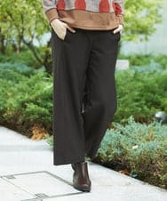 NGLAE40230 GIANNI LO GIUDICE(ジャンニ ロ ジュディチェ) [洗える・日本製]プレスウォームストレッチパンツ ブラウン