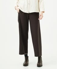 NGLAE40230 GIANNI LO GIUDICE(ジャンニ ロ ジュディチェ) [洗える・日本製]プレスウォームストレッチパンツ ブラウン