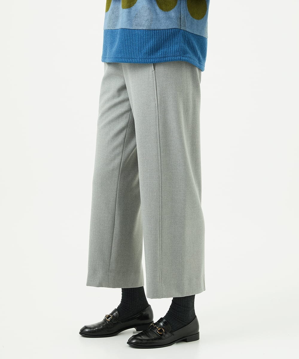 NGLAE40230 GIANNI LO GIUDICE(ジャンニ ロ ジュディチェ) [洗える・日本製]プレスウォームストレッチパンツ グレー