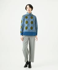 NGLAE40230 GIANNI LO GIUDICE(ジャンニ ロ ジュディチェ) [洗える・日本製]プレスウォームストレッチパンツ グレー