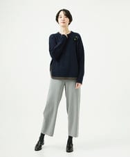 NGLAE40230 GIANNI LO GIUDICE(ジャンニ ロ ジュディチェ) [洗える・日本製]プレスウォームストレッチパンツ グレー