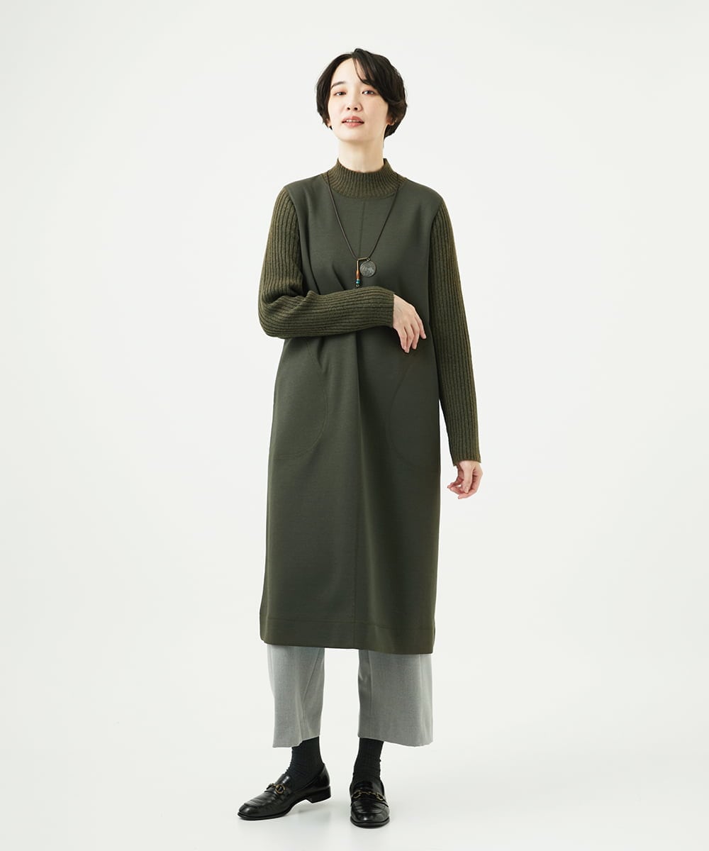 NGLAE40230 GIANNI LO GIUDICE(ジャンニ ロ ジュディチェ) [洗える・日本製]プレスウォームストレッチパンツ グレー