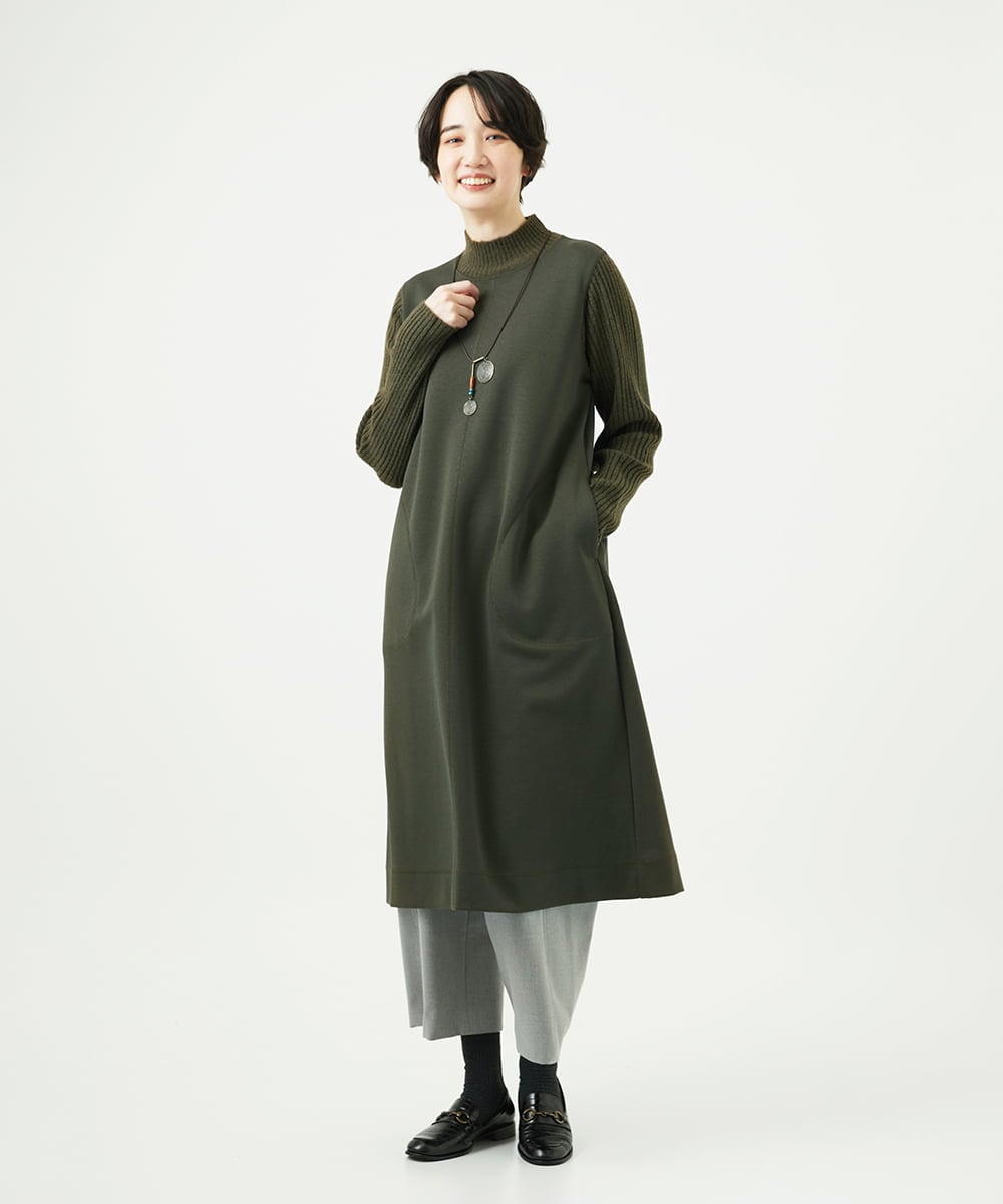 NGLAE40230 GIANNI LO GIUDICE(ジャンニ ロ ジュディチェ) [洗える・日本製]プレスウォームストレッチパンツ グレー