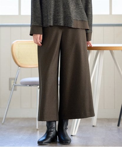 NGLAH38290 GIANNI LO GIUDICE [日本製]オズミー圧縮天竺ワイドパンツ