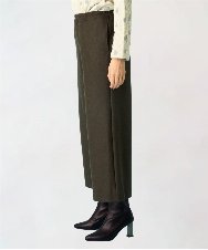 NGLAH38290 GIANNI LO GIUDICE(ジャンニ ロ ジュディチェ) [日本製]オズミー圧縮天竺ワイドパンツ カーキ