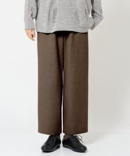 NGLAH41230 GIANNI LO GIUDICE(ジャンニ ロ ジュディチェ) [日本製]ソフトフランネル２ＷＡＹパンツ ブラウン