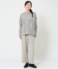 NGLAH41230 GIANNI LO GIUDICE(ジャンニ ロ ジュディチェ) [日本製]ソフトフランネル２ＷＡＹパンツ ブラウン