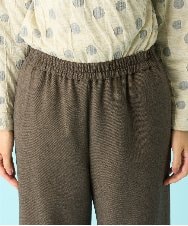 NGLAH41230 GIANNI LO GIUDICE(ジャンニ ロ ジュディチェ) [日本製]ソフトフランネル２ＷＡＹパンツ ブラウン
