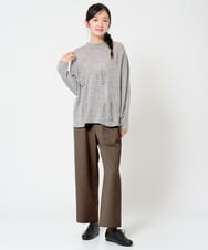 NGLAH41230 GIANNI LO GIUDICE(ジャンニ ロ ジュディチェ) [日本製]ソフトフランネル２ＷＡＹパンツ ライトグレー