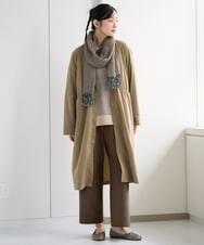 NGLAH41230 GIANNI LO GIUDICE(ジャンニ ロ ジュディチェ) [日本製]ソフトフランネル２ＷＡＹパンツ ライトグレー