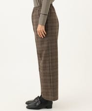 NGLAH47250 GIANNI LO GIUDICE(ジャンニ ロ ジュディチェ) [洗える・日本製]カラーＭＩＸグレンチェックパンツ ベージュ