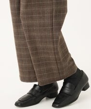 NGLAH47250 GIANNI LO GIUDICE(ジャンニ ロ ジュディチェ) [洗える・日本製]カラーＭＩＸグレンチェックパンツ ベージュ