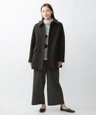NGLAW01300 GIANNI LO GIUDICE(ジャンニ ロ ジュディチェ) 先染めストライプワイドパンツ ダークグレー