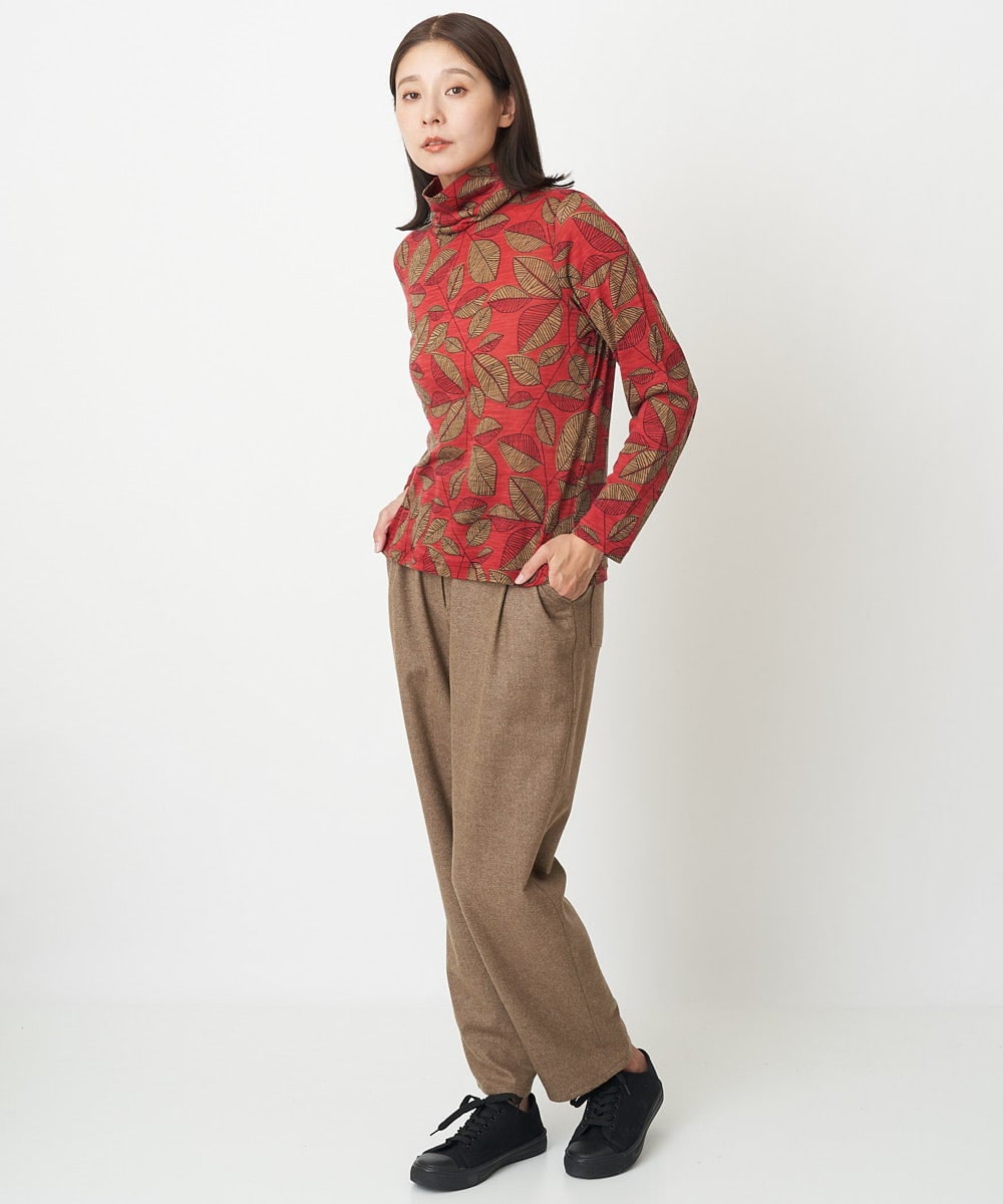NGLAW09230 GIANNI LO GIUDICE(ジャンニ ロ ジュディチェ) [日本製]NEWOOLカシミヤツイルパンツ ベージュ