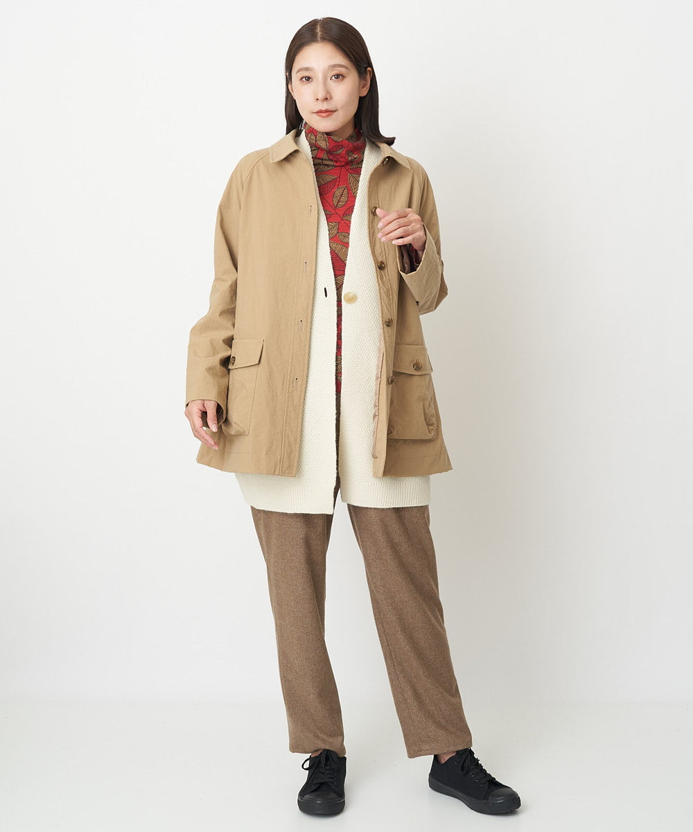 NGLAW09230 GIANNI LO GIUDICE(ジャンニ ロ ジュディチェ) [日本製]NEWOOLカシミヤツイルパンツ ベージュ