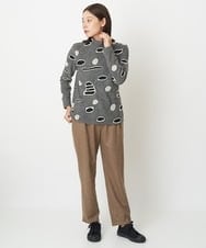 NGLAW09230 GIANNI LO GIUDICE(ジャンニ ロ ジュディチェ) [日本製]NEWOOLカシミヤツイルパンツ ベージュ