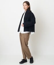 NGLAW09230 GIANNI LO GIUDICE(ジャンニ ロ ジュディチェ) [日本製]NEWOOLカシミヤツイルパンツ ベージュ
