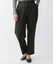 NGLAW09230 GIANNI LO GIUDICE(ジャンニ ロ ジュディチェ) [日本製]NEWOOLカシミヤツイルパンツ ブラウン